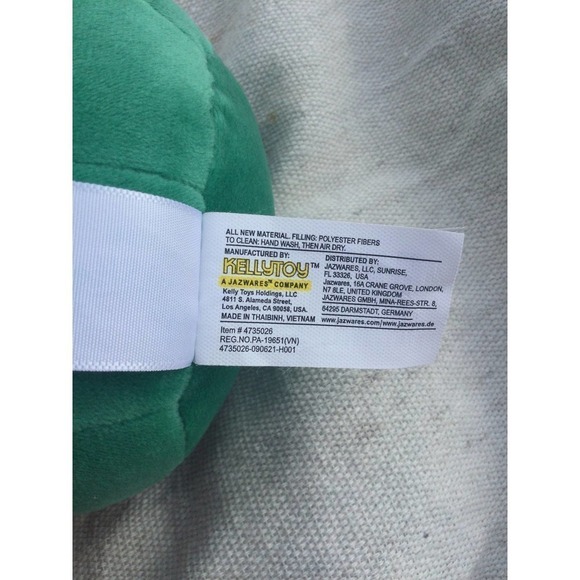 Squishmallows Austin Avocado Valentine's Heart kellytoy green plush 4735026 4.5" - Picture 10 of 11